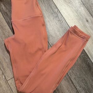 lululemon athletica coral Leggings